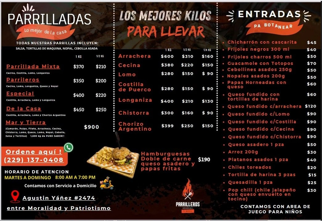 Menu Menú